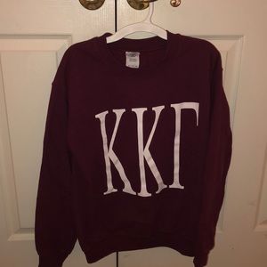KAPPA KAPPA GAMMA PULLOVER SWEATSHIRT SIZE S